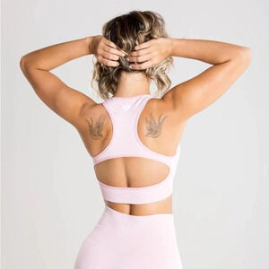 WOMEN’S BEST - Move Seamless Sports  Bra - Pink Marl